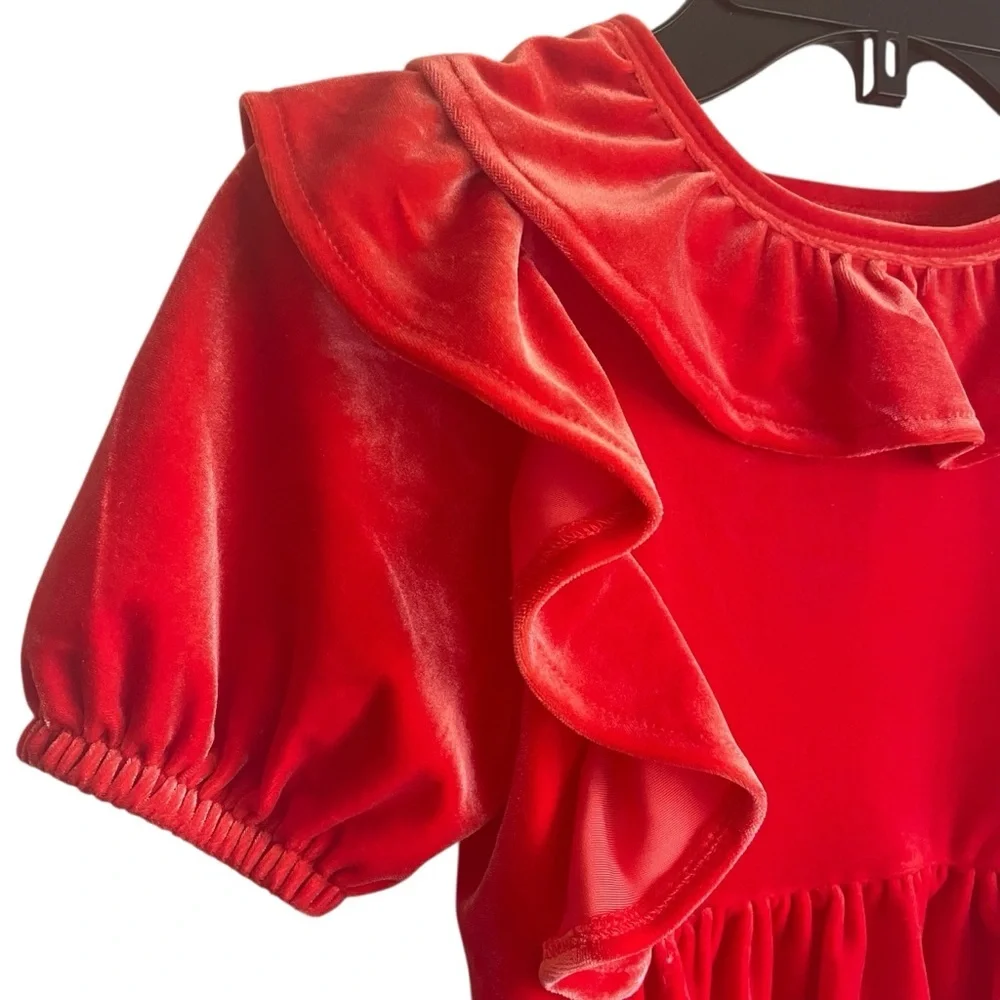 Crewcuts Red Velvet Formal Dress NWT‎